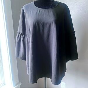 NWOT Lane Bryant Women’s size 18/20 black blouse